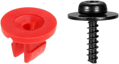 ya 11 9.14 zhengce 10 Set Engine Splash Shield Screws & Retainer Nut for Ford Focus Escape Exp
