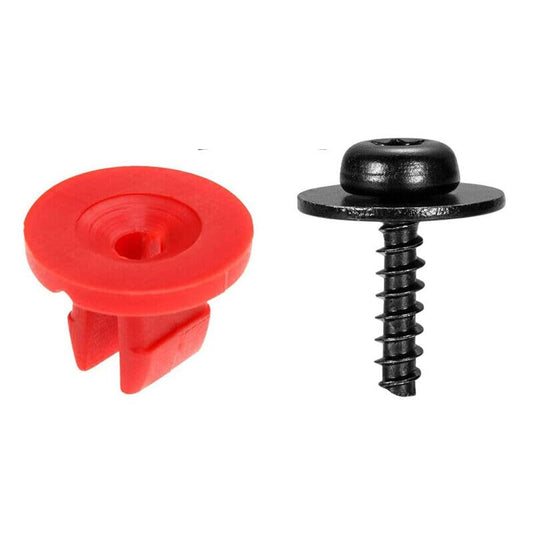 ya 6 8.14 10 Set Engine Splash Shield Screws & Retainer Nut for Ford Focus Escape Explorer