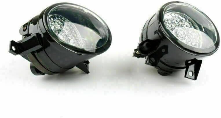 ya 10 9.16 zhengce Pair Of Front Clean LED Fog Light Lamp Fits for VW for Jetta MK5 Rabbit Eos