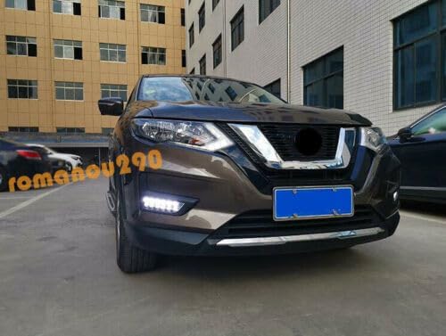 ya 10 9.16 zhengce for Nissan Rogue 2017-2020 LED Daytime Running Light Turning Light Fog ligh