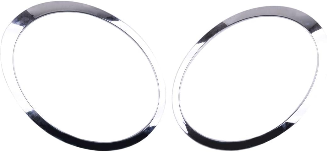 ya 4 8.10 Front left + right decorative ring headlights rings chrome for Mini cooper 2007-2015