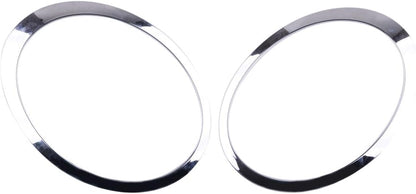 ya 4 8.10 Front left + right decorative ring headlights rings chrome for Mini cooper 2007-2015