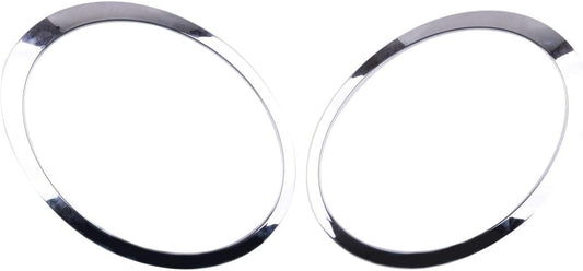 ya 4 8.10 Front left + right decorative ring headlights rings chrome for Mini cooper 2007-2015