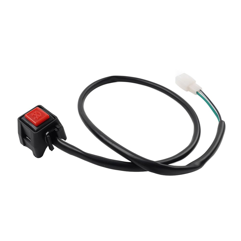 ya 9 10.24 Motorcycle 7/8 Kill Stop Switch On Off Button for Universal ATV Dirt Bike