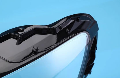 ya 4 8.14 Passenger side headlight protection cover headlight housing lens 1 piece for Audi Q7 2017-2019