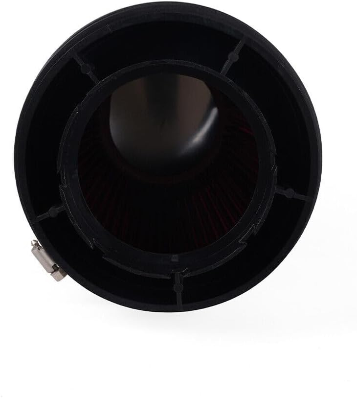 ya 13 9.15 baidi 4'' 102mm Long High Flow Inlet Cone Red Dry Filter Cold Air Intake Replacement