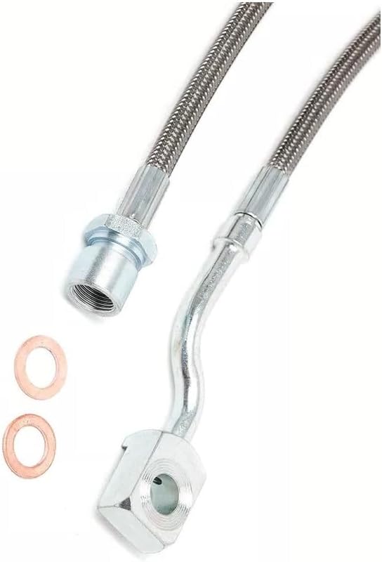 ya 10 9.16 baidi 2PCS for GMC for Sierra for Yukon for Chevy for Silverado 89370 Front Steel Extended Brake Lines