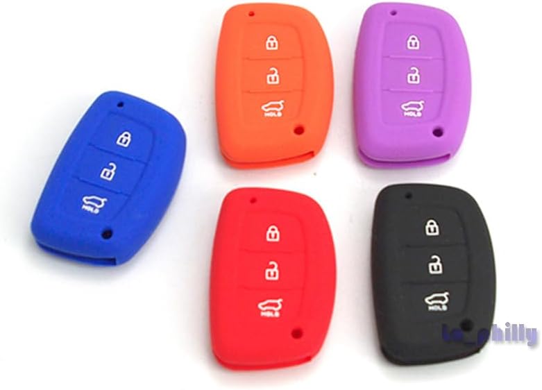 ya 5 8.24 baidi Silicone Key Shell Case Cover Skin 3BTN for Hyundai ix35 Series 2 Mistra Verna