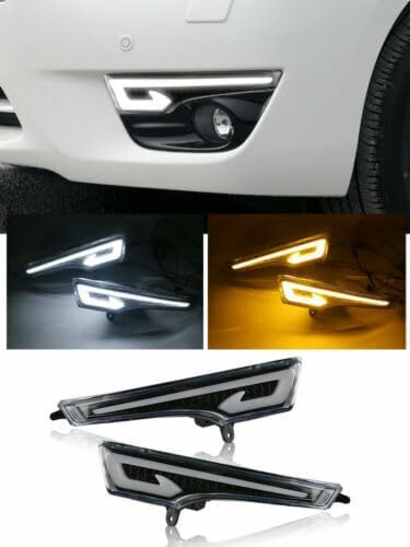 ya 4 8.8 LED DRL Daytime Running Lights Front Turn Signal Lights for Nissan Altima 2013-15