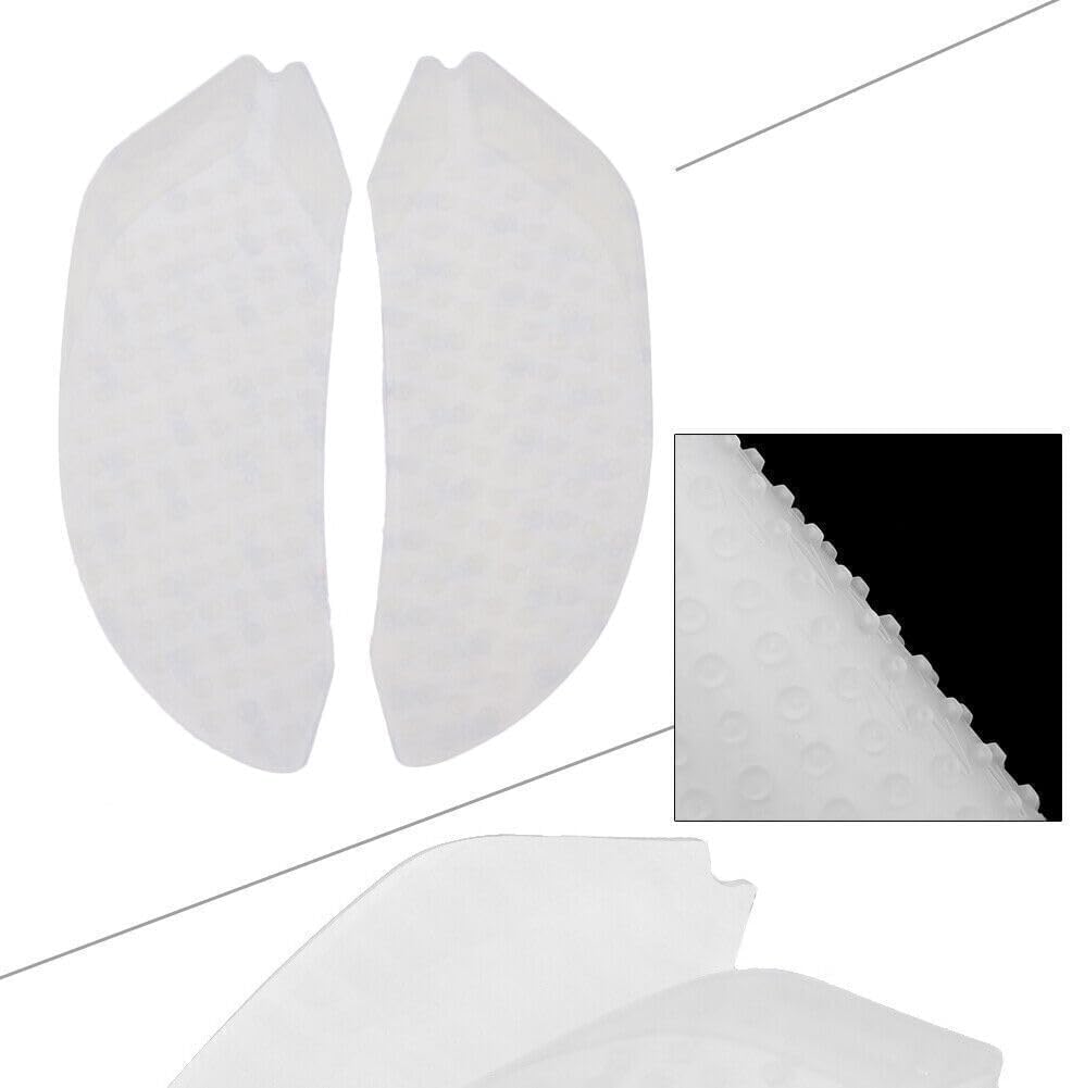 ya 2 8.15 for Ducati 899 1199 1299 White Tank Pad Traction Side Fuel Grip Decal Protect