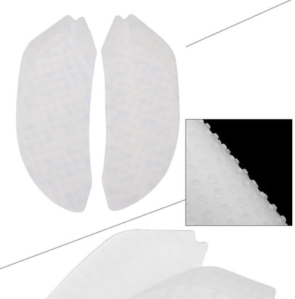 ya 2 8.15 for Ducati 899 1199 1299 White Tank Pad Traction Side Fuel Grip Decal Protect
