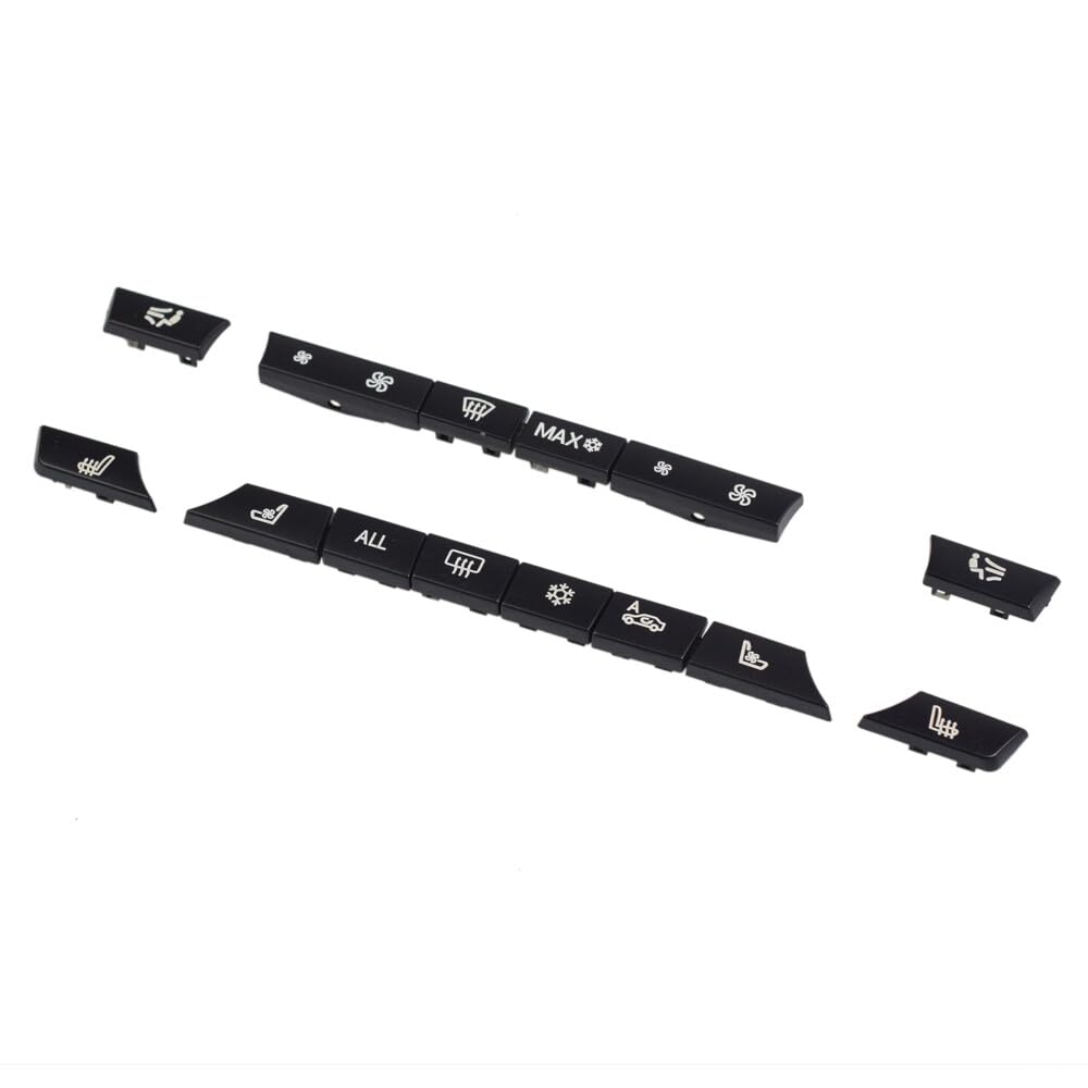 ya 8 8.24 baidi 14x A/C Heizung Schalter Tasterkappen Reparatursatz F¨¹r for BMW F01 F10 F11 F07 Set