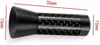 ya 6 8.14 3.5cm Carbon Fiber Car Roof Antenna Short Antenna Refit Auto Accessories