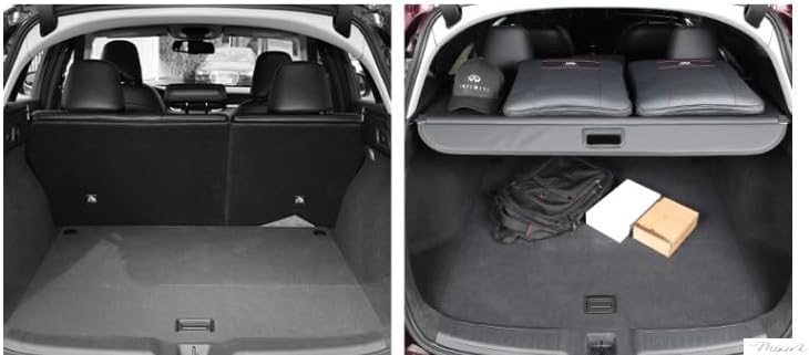 ya 5 8.24 baidi for Infiniti QX50 2020-2021 Rear Trunk Security Cargo Luggage Security Cover