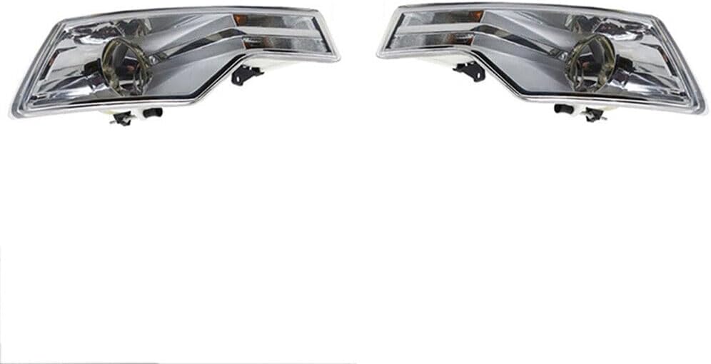 ya 2 8.15 A pair of front bumper transparent lens fog lamp drive lights suitable for Citroen C5 2009-2012
