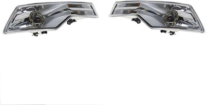 ya 2 8.15 A pair of front bumper transparent lens fog lamp drive lights suitable for Citroen C5 2009-2012