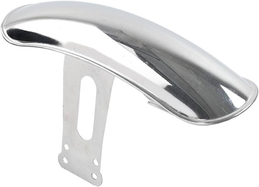 ya 23 10.7 baidi Retro Front Fender Protector Metal Mudguard for Honda CG125 Motorcycle Chrome