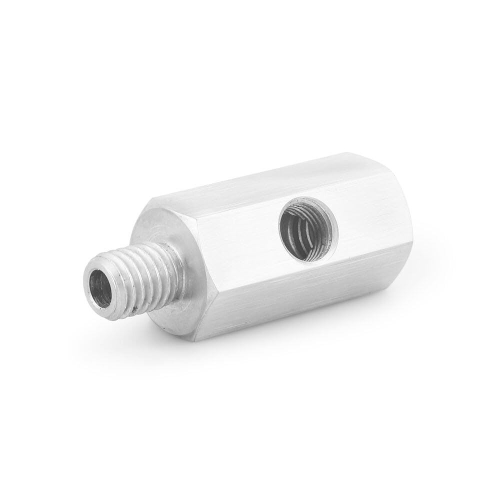 ya 5 8.10 1/4 NPT Female Oil Pressure Sensor Tee to 1/4 NPT Male Adapter Supply Feed Line