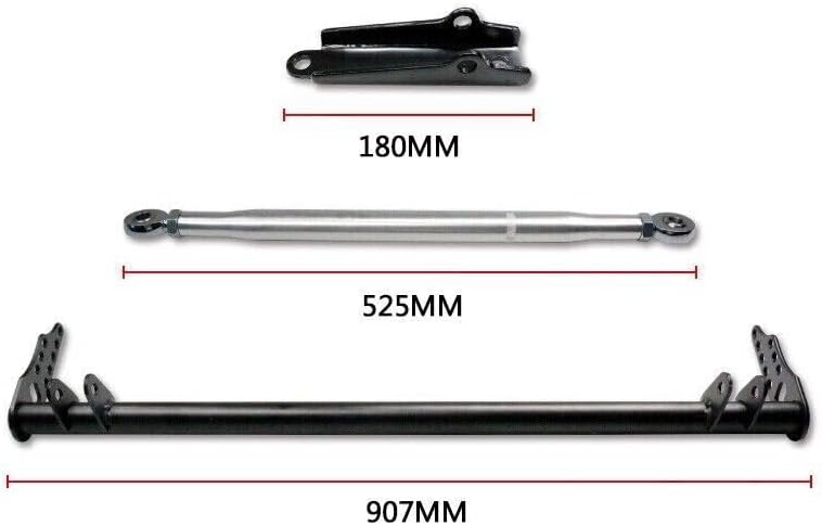 ya 13 9.15 baidi Billet Front Traction Bar Kit For 92-00 for Civic EK EG 93-97 Del Sol 94-01 Integra