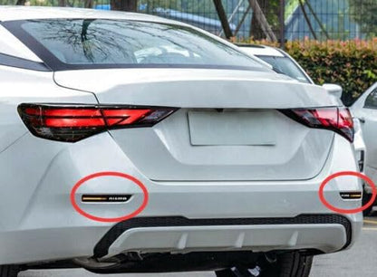 ya 4 8.24 baidi Rear Bumper Light Led Brake Headlight Signal Light 2 Pieces Fits for Nissan Sentra 2020-2022 