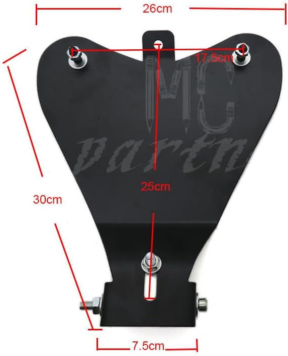 ya 5 8.24 baidi Motorcycle Solo for Seat Baseplate Springs Bracket for Harley Sportster XL883 XL1200