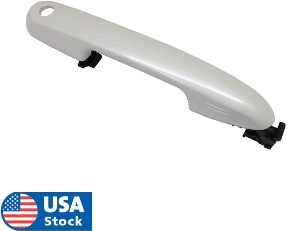 ya 9 10.24 Car Front Left Side Pearl White Exterior Door Handle for Toyota RAV4 2019-2023