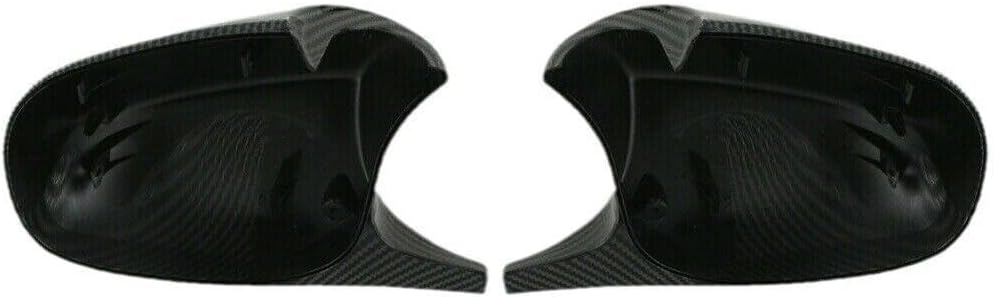 ya 4 8.14 Carbon Fiber Color Mirror Cover Caps for BMW E90 E91 E92 E93 2007-13 Left Right