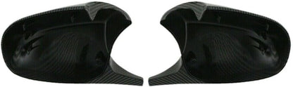 ya 4 8.14 Carbon Fiber Color Mirror Cover Caps for BMW E90 E91 E92 E93 2007-13 Left Right