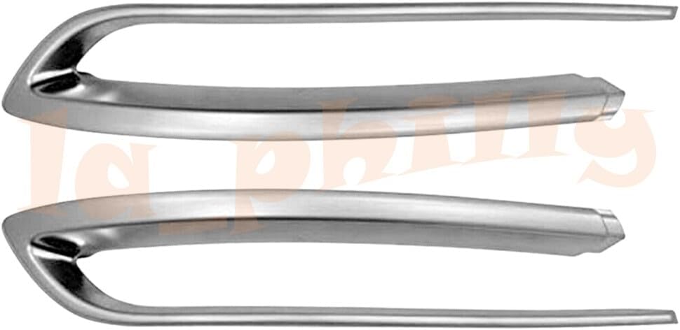 ya 27 10.13 baidi For 2014-16 for BMW 528i 535d 535i 550i Rear LH&RH Outer Right Bumper Molding Chrome