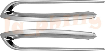 ya 27 10.13 baidi For 2014-16 for BMW 528i 535d 535i 550i Rear LH&RH Outer Right Bumper Molding Chrome