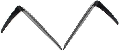 ya 13 9.15 baidi Front Bumper Fog Light Lamp Cover Trim for VW for Golf 7 2013-2016 Glossy Black