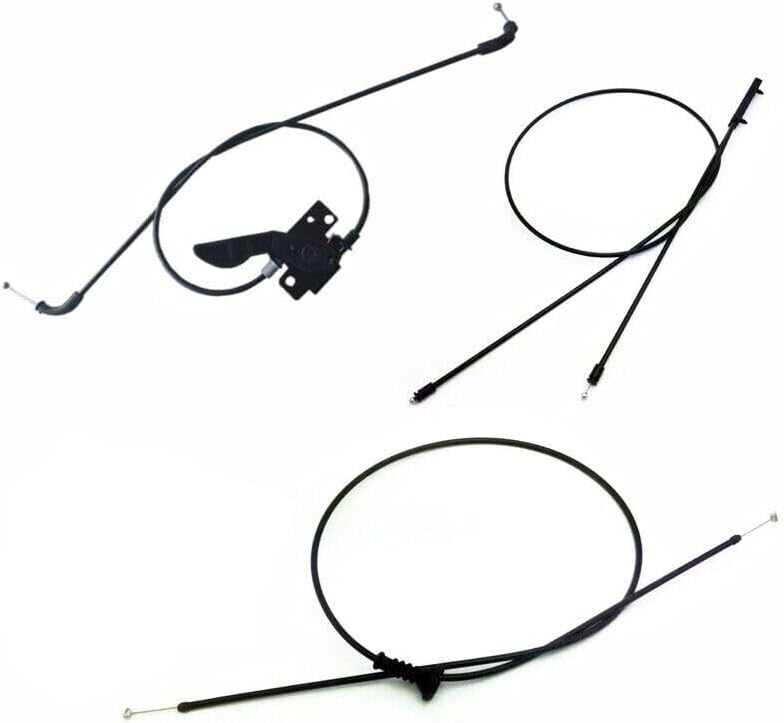 ya 12 10.8 zhengce 3 Pack Hooded Latch Release Cable for BMW 09-18 640i 650i 528i M6 550i F07