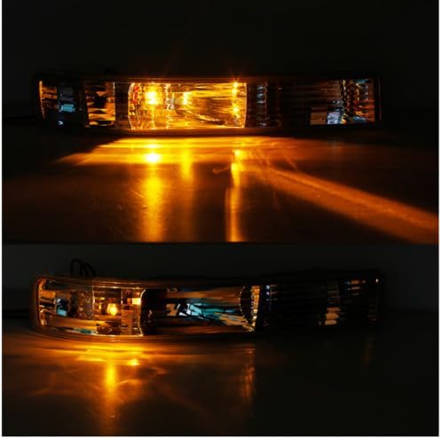ya 6 8.24 baidi for Chevy for GMC Van 1500 2500 2003-2019 LH&RH Front Parking Lights Turn Signal