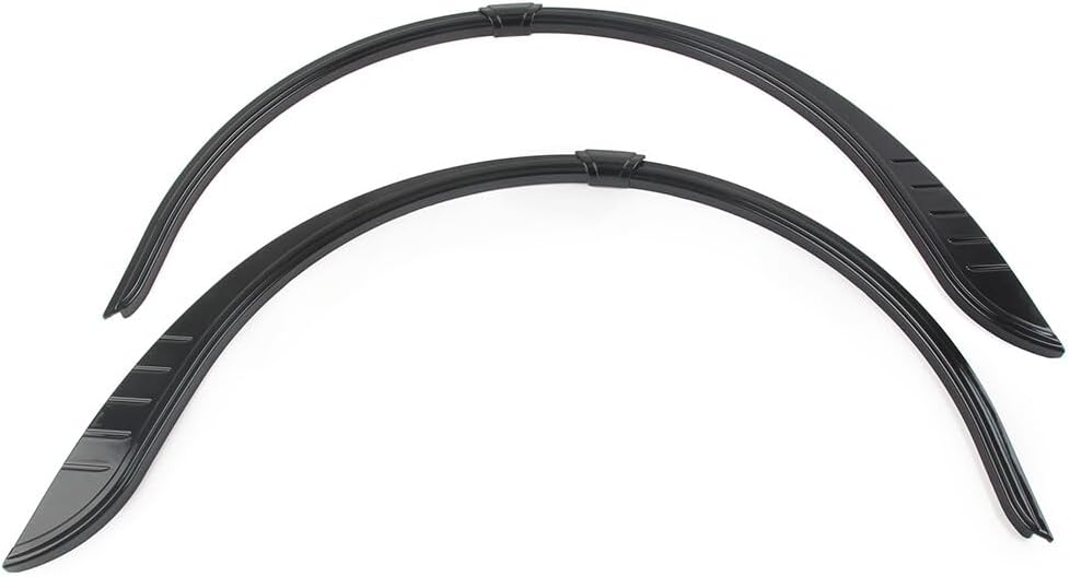 ya 23 10.7 baidi for Harley Tri-Glide Ultra FLHTCUTG Rear Fender Flares Skirts Trim Accent Black