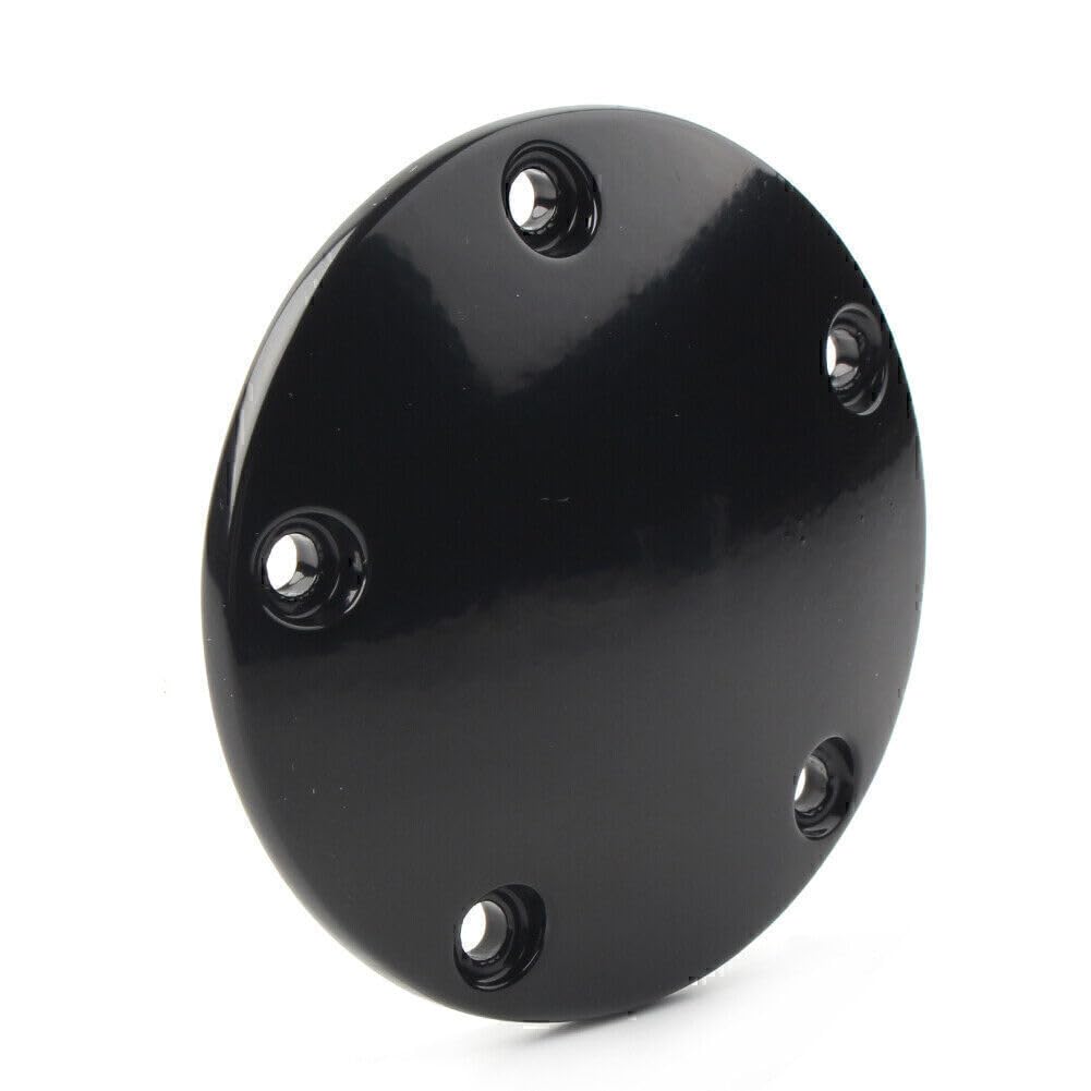 ya 6 8.14 Timer Points Covers for Harley Davidson Twin Cam Softail Dyna 7805-0080 Black