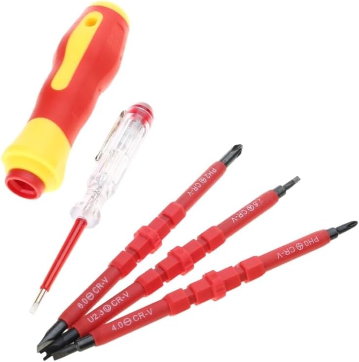 ya 26 10.21 baidi 5Piece Insulated Screwdriver with Functio lity for Electrical Work