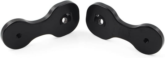 ya 2 8.15 Rearview Mirror Brackets Adapter for Harley Touring Street Glide 2014-2021 Black