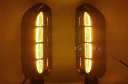 ya 4 8.10 for Kia Sportage 2023-2024 LED Front Fog Lamp Daytime Running Light Turn Signal