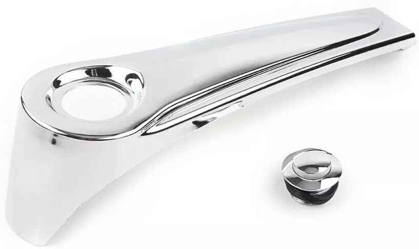 ya 23 10.7 baidi Chrome Dash Panel+ Tank Cap Cover for Harley Electra Street Road Glide 86-07