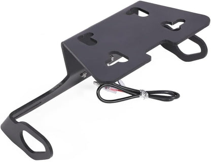 ya 13 9.15 baidi Fender Eliminator License Plate Holder w/LED Light for Yamaha MT-07 FZ6R XJ6 N/S
