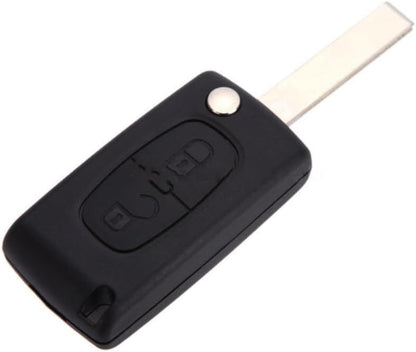 ya 9 10.24 Car Key Replacement 2 Buttons Remote Entry Folding Key Shell Fob Case Cover for