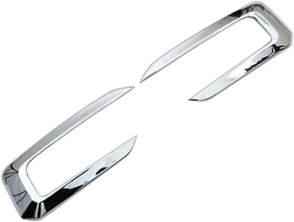 ya 14 9.20 zhengce ABS Chrome Car Front fog lampshade Cover Trim Fit for Volvo XC40 2018-2022-1