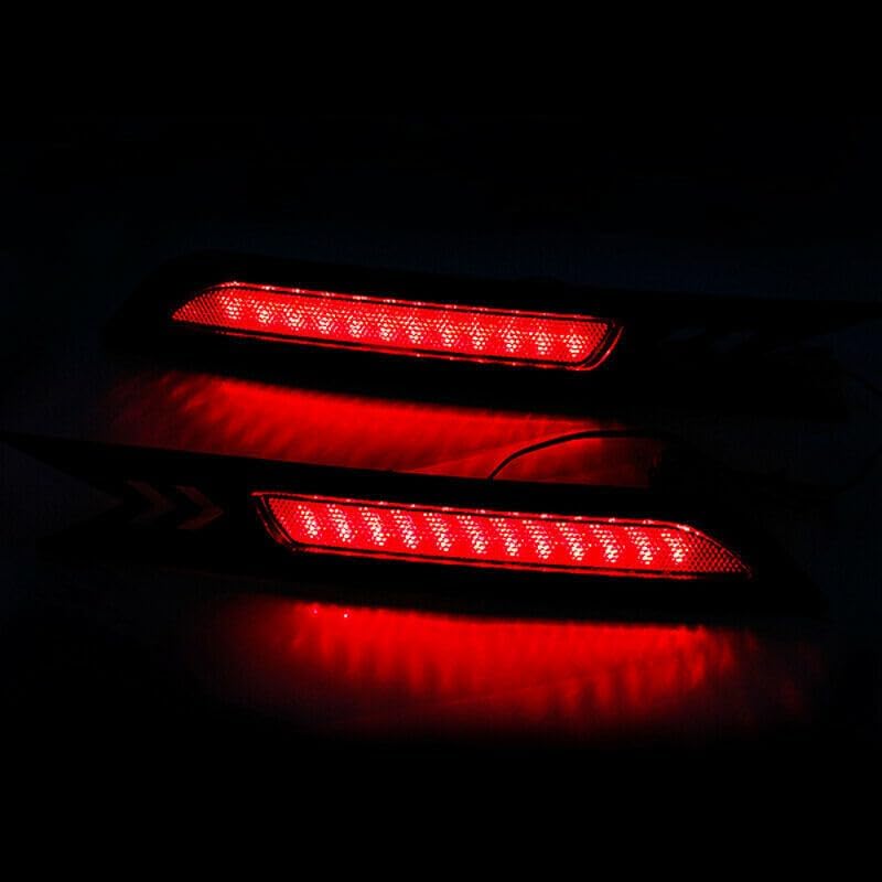 ya 4 8.14 Rear bumper fog light LED DRL reflector brake light for Honda CR-V CRV 2010 2011