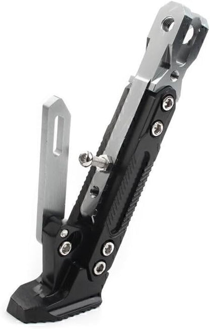 ya 2 8.15 CNC Steel Non-slip Adjustable Motorcycle Foot Side Stand Support Leg Kickstand
