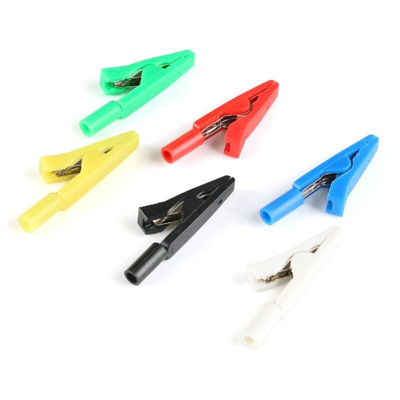 ya 16 10.20 baidi Insulated Alligator Clip with 2mm Socket Banana Test Clip Wire Clip Term l -