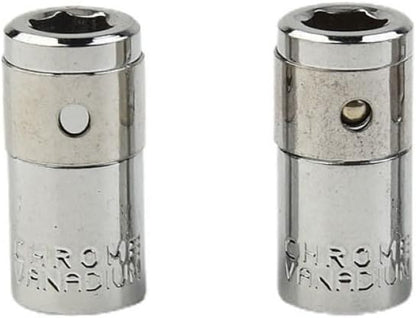 ya 14 9.20 baidi 2x 1/4 Square Drive To 1/4 Hex Socket Bits Converter Screwdriver Bit Adapter-1