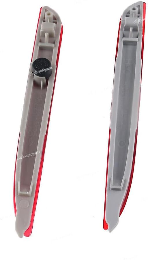 ya 27 10.13 baidi Pair Red Rear Bumper Reflector For 2008-2012 for Mazda 3 Left & Right Side