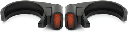 ya 4 8.10 LED Front Turn Signal Light fits For Harley 49-51mm Front Fork Shock Absorber