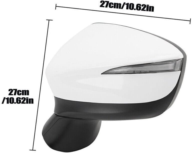 ya 11 9.14 baidiLeft Side Door Mirror W/Signal Blind Spot 9-PIN for Mazda CX5 2015 2016 2017