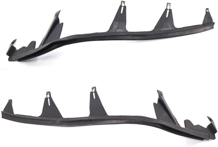 ya 9 10.24 Pair Left Right Headlight Cover Strip Upper Headlamp Gasket for BMW E46 M3 330Ci